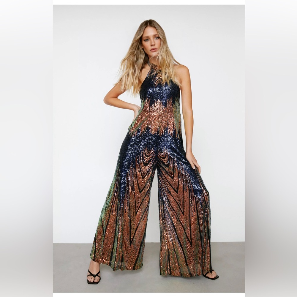 Nasty Gal Sequin Jumpsuit 8